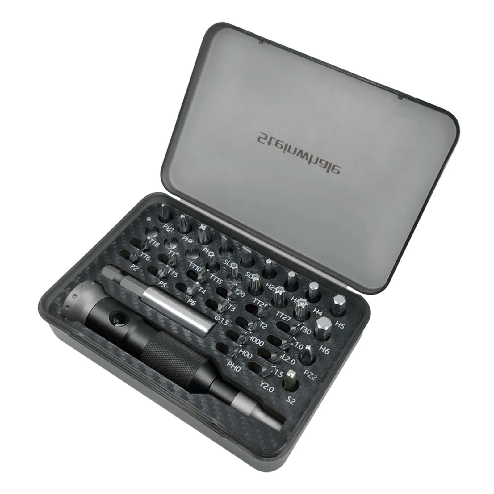 Набір викруток Steinwhale 39-в-1 T-Handle S2 Steel 1/4 дюйма та 4 мм, фото №1