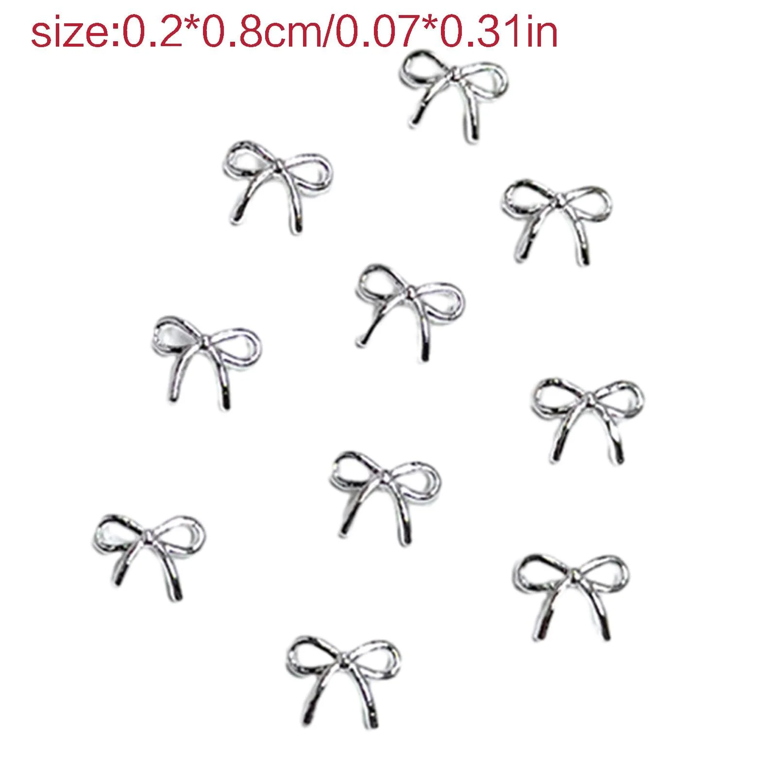 Стразы для ногтей из сплава 10 шт., фото №2