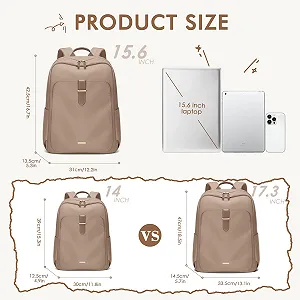 Рюкзак для ноутбука GOLF 16 дюймов 18 л Champagne Brown Modern synthetic.ua - Фото 1