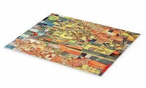 Постер Paul Klee Dogmatische Komposition 60 x 80 см Разноцветный synthetic.ua - Фото 1
