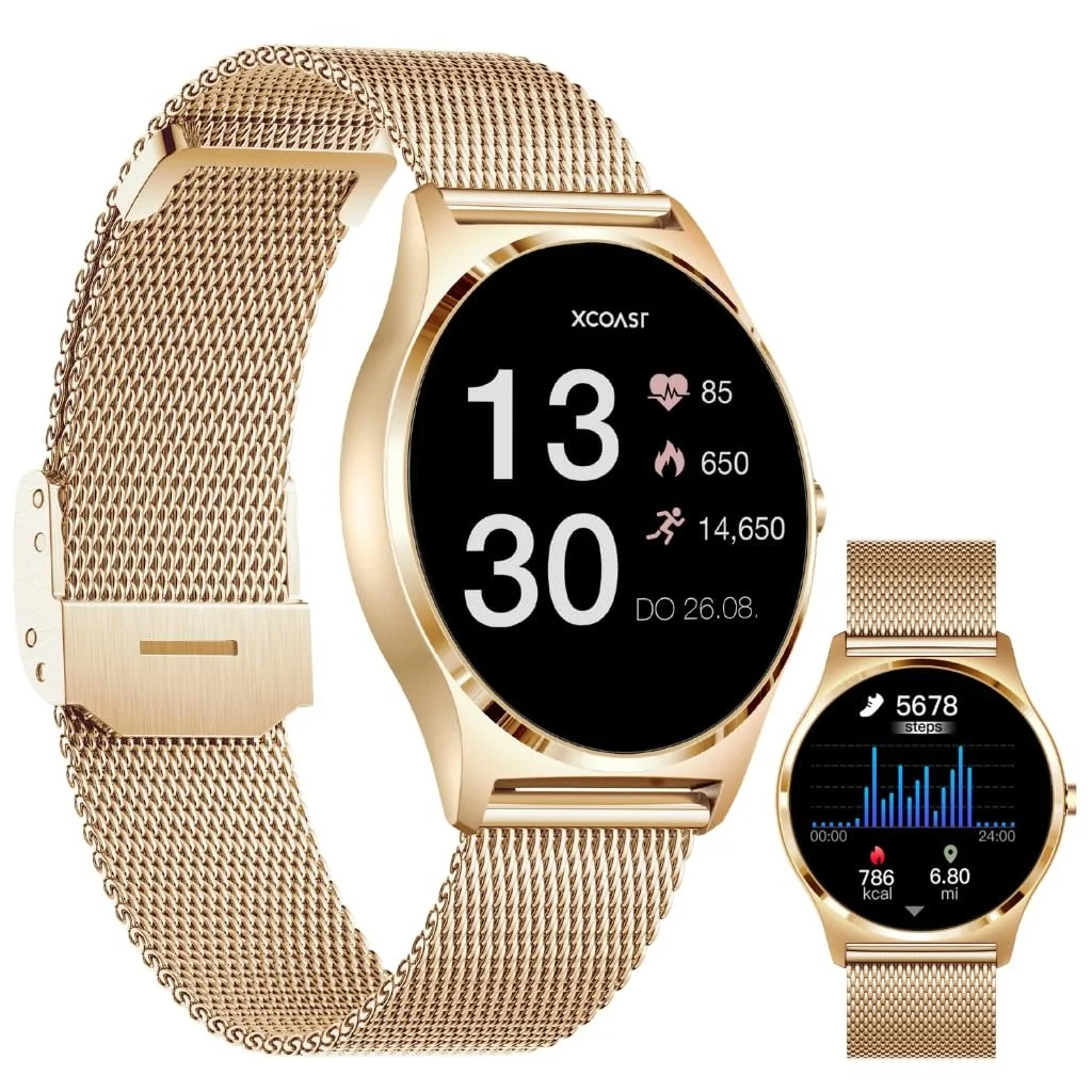 Смарт-годинник Жіночий XCOAST JOLI Rose, 1.3-дюймовий AMOLED, iOS і Android, фото №1 Смарт-годинник Жіночий XCOAST JOLI Rose, 1.3-дюймовий AMOLED, iOS і Android, фото №1