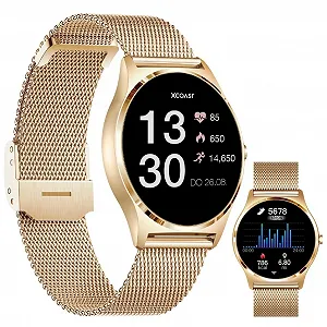 Смарт-часы Женские XCOAST JOLI Rose, 1.3-дюймовый AMOLED, iOS и Android - Фото 1