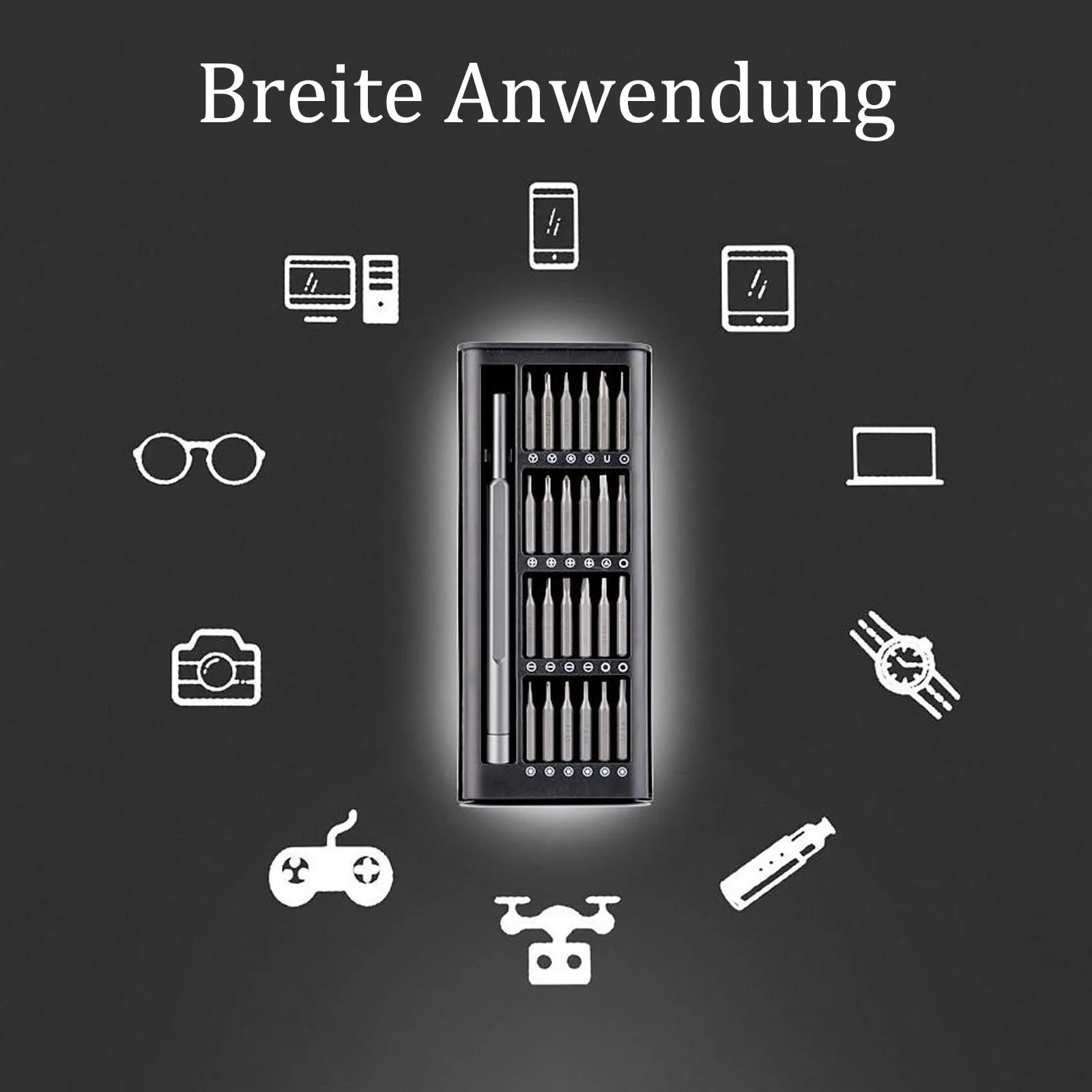 Набір прецизійних викруток Ebksqs 24 в 1 S2 Torx для електроніки, фото №3