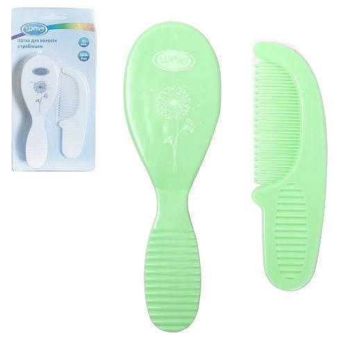Щетка для волос с расческой бирюзовый [tsi131927-ТSІ], фото №1