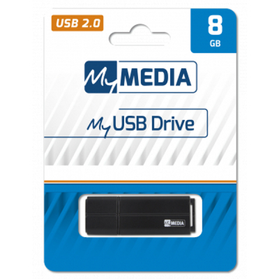 USB флеш-накопитель Verbatim 8GB MyMedia Black 2.0 69260, фото №4