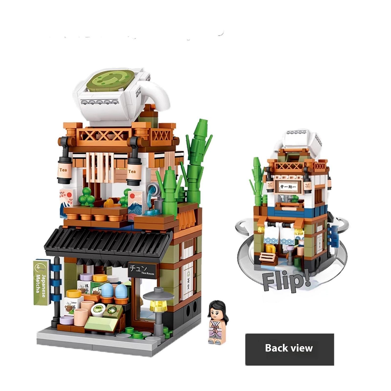 Конструктор linlinfa Modular House, Японская раменная лавка, модульный, 412 деталей, фото №6 Конструктор linlinfa Modular House, Японская раменная лавка, модульный, 412 деталей, фото №6