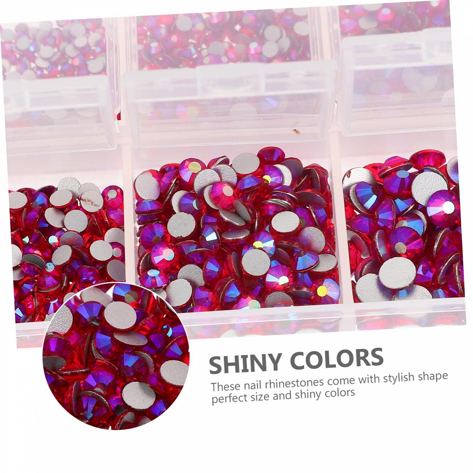 Стразы Flatback FRCOLOR для дизайна ногтей с большими AB кристаллами, блестящие стразы для творческого дизайна ногтей, фото №7