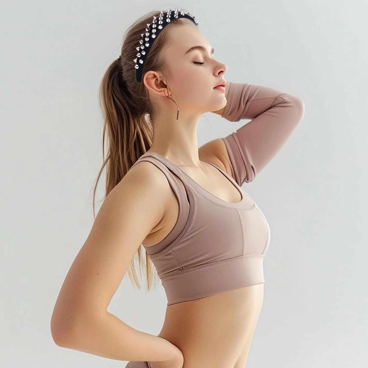 Обруч для волос с шипами, фото №5