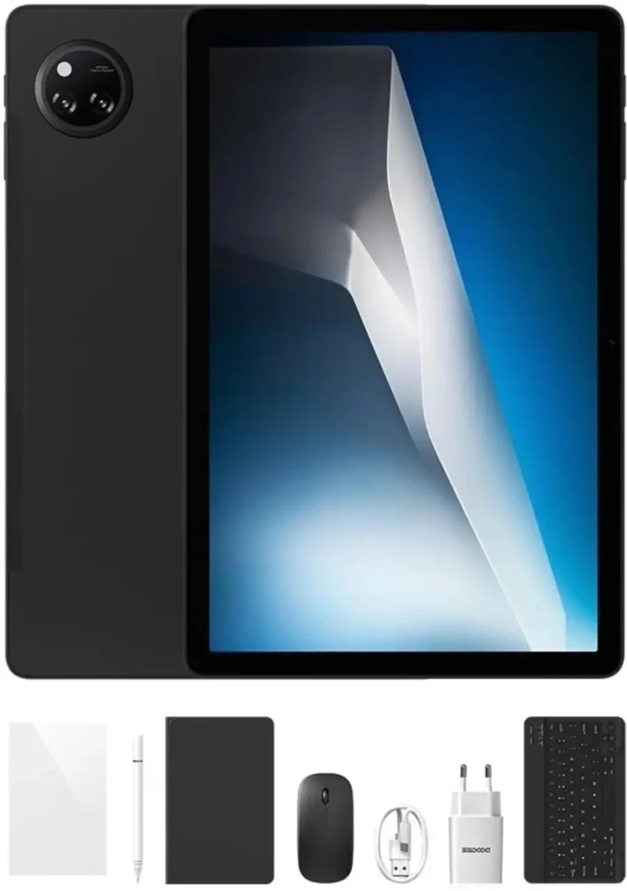 Планшет DOOGEE Tab A9 Pro+ 10.1'' 4+16/128 ГБ 4G 4-ядер Android 15 Чорно-Сірий, фото №1