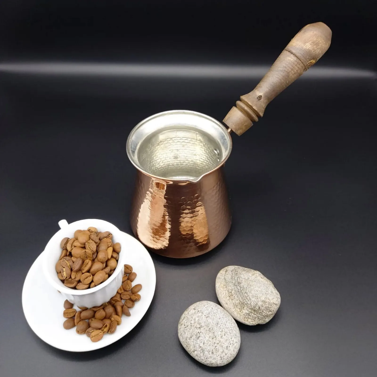 Турка Leo Design Cezve Ibrik Briki Мідна Ручної роботи на 2-8 горнятка, фото №3