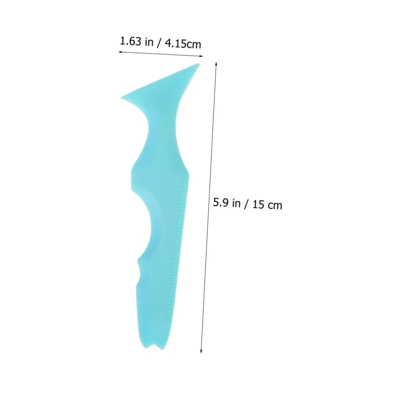 Линейка для макияжа Силиконовая Ipetboom 2St, помощь для подводки глаз, фото №5