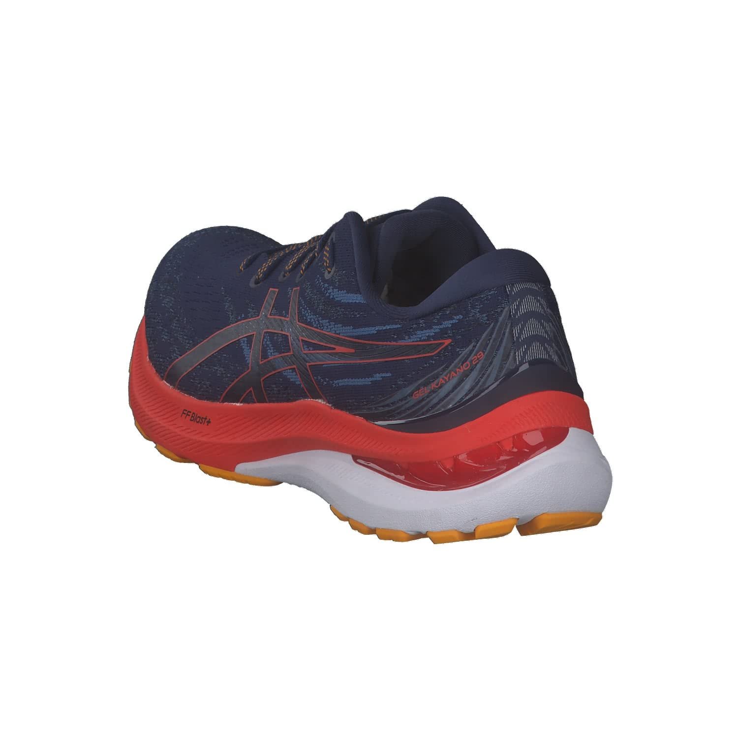 Чоловічі кросівки для бігу по шосе ASICS Kayano 28 Синій Чорний EU, фото №4
