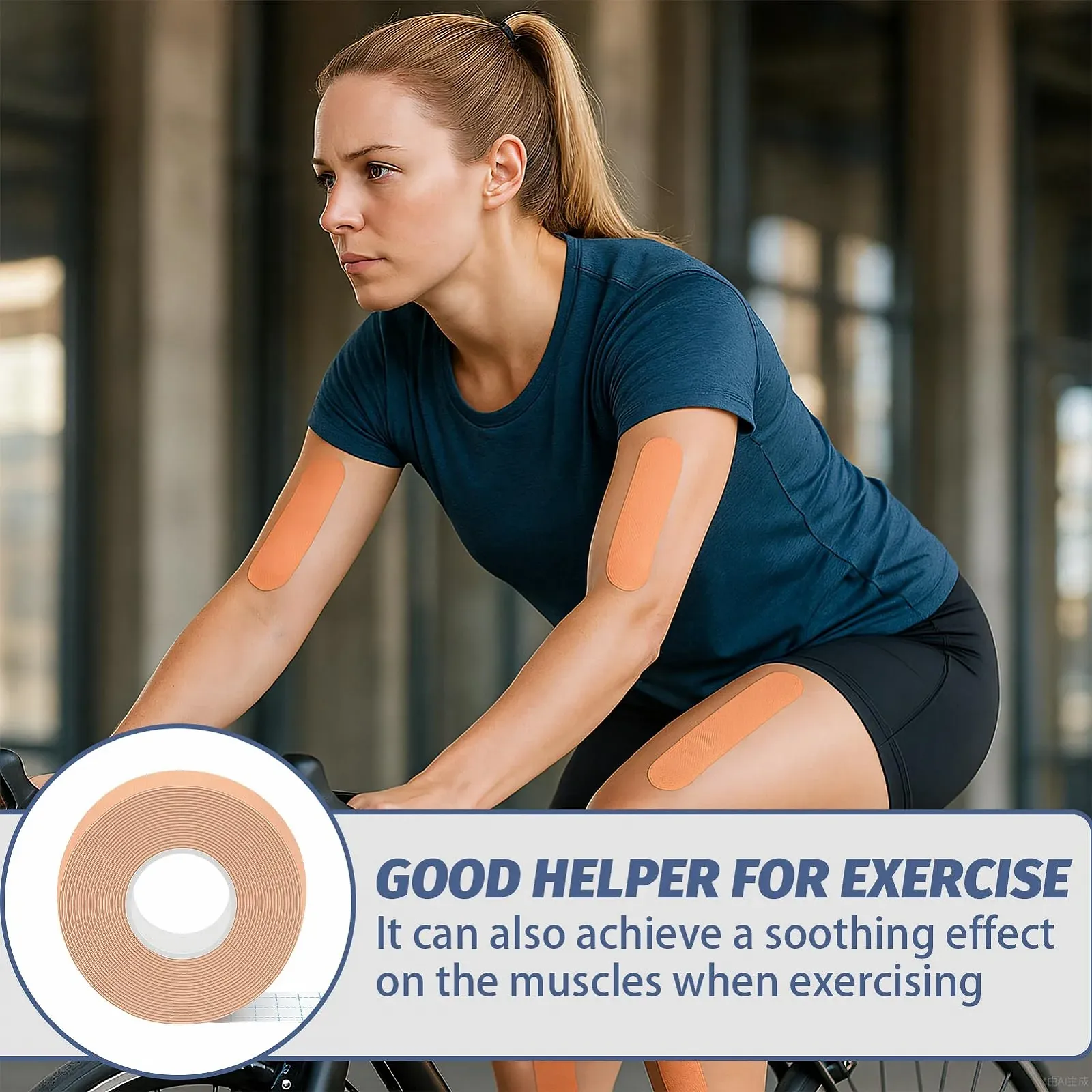 Лента для подтяжки лица 2.5 см × 5 м, для укрепления и подтягивания кожи, фото №5