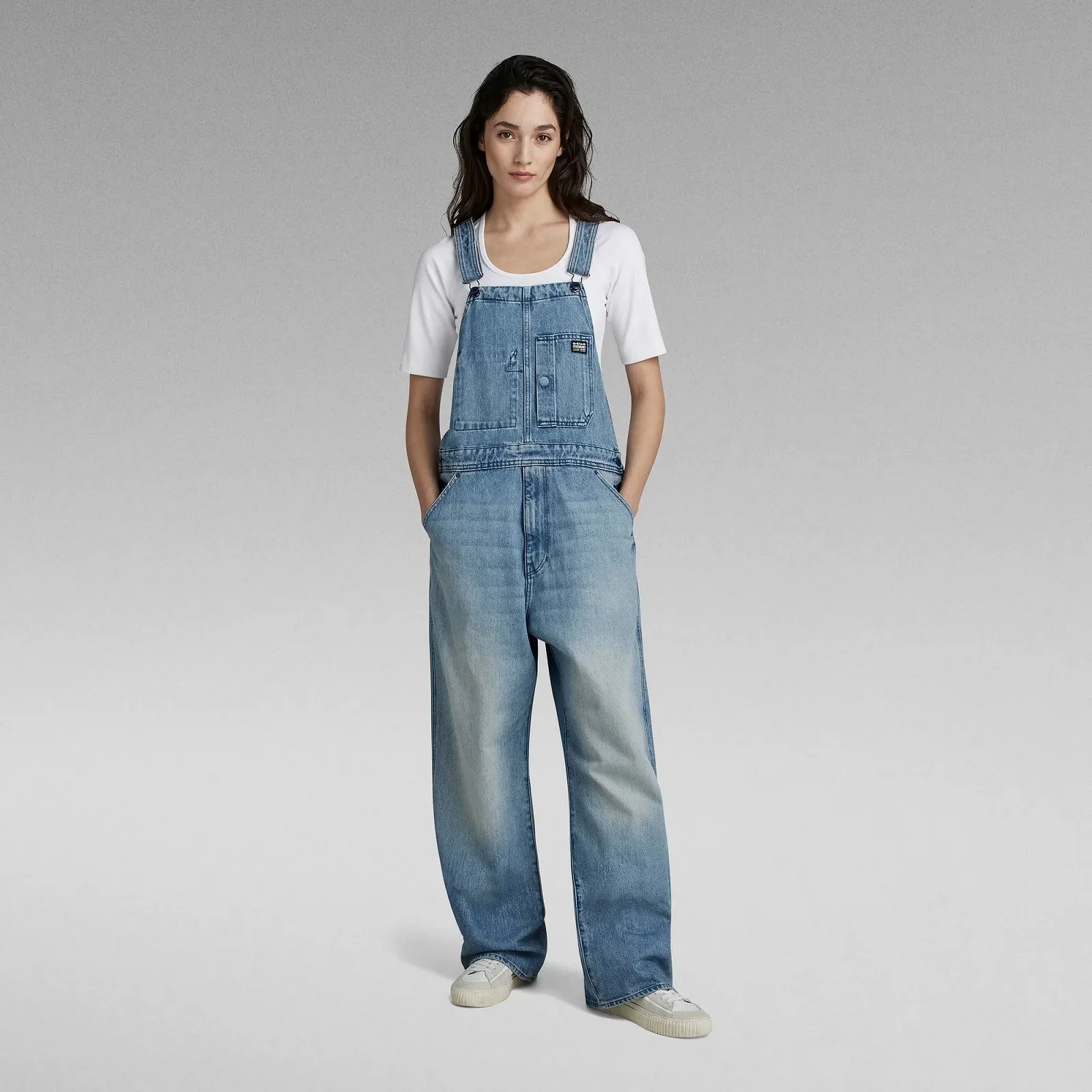 Жіночий комбінезон G-Star Workwear Bib Overall Air Force Blue - S, фото №1