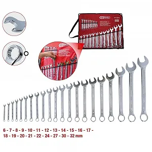 Набір комбінованих ключів KS TOOLS 517.0043 - Фото 1