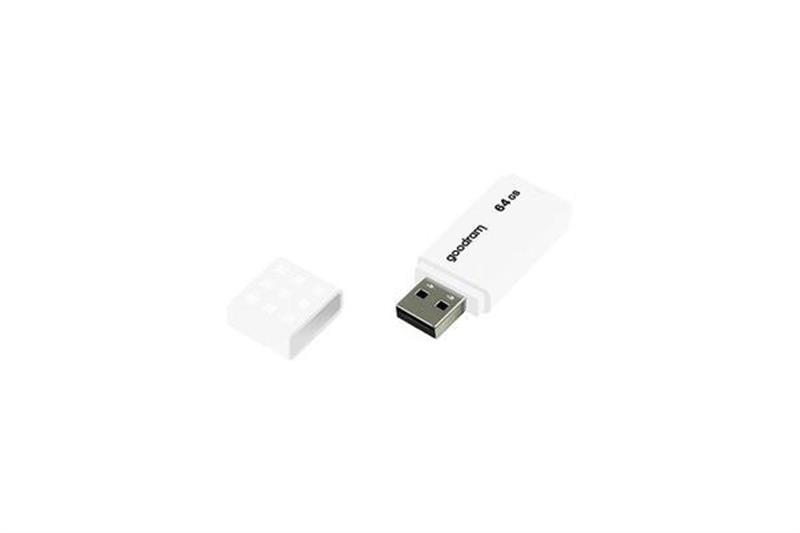 Флеш-накопитель USB 64GB GOODRAM UME2 White (UME2-0640W0R11), фото №1