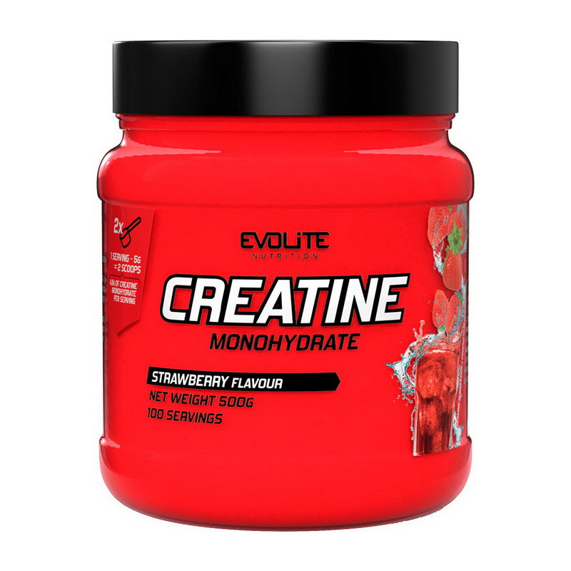 Creatine Monohydrate 500 g strawberry, фото №1
