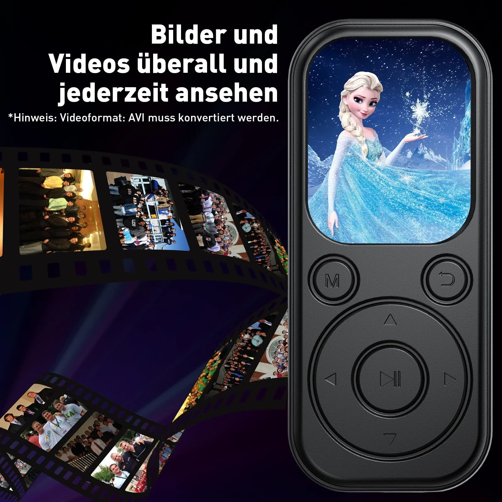 MP3 плеер RWSRW 128GB Bluetooth 5.4 Черный, фото №7