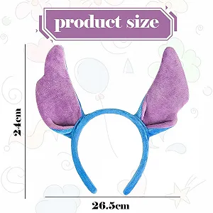 Аксессуар для волос Плюшевые ушки Голубой synthetic.ua - Фото 1