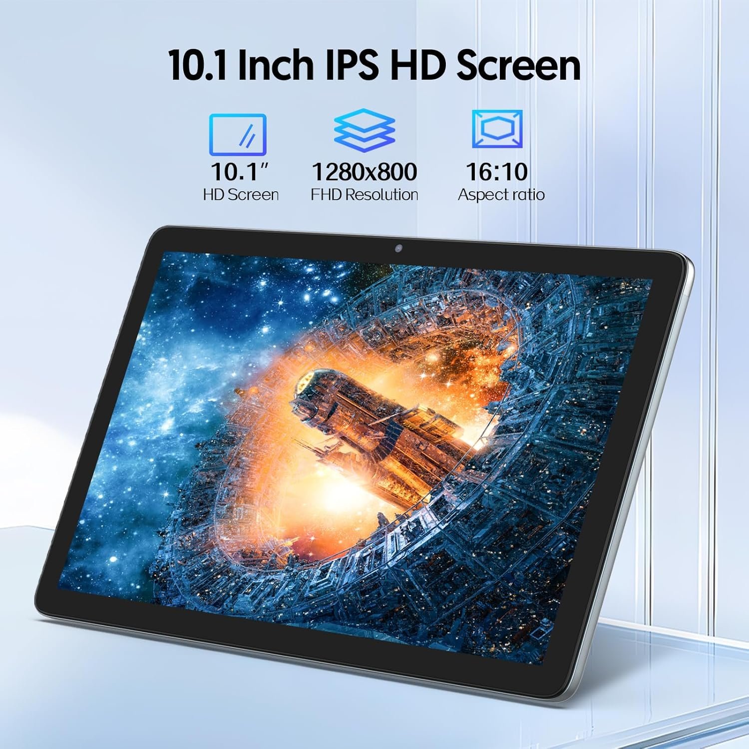Планшет 10.1" BAKEN L10 4+4/128Gb 8 ядер Android 14 8000 mAh Серый, фото №4