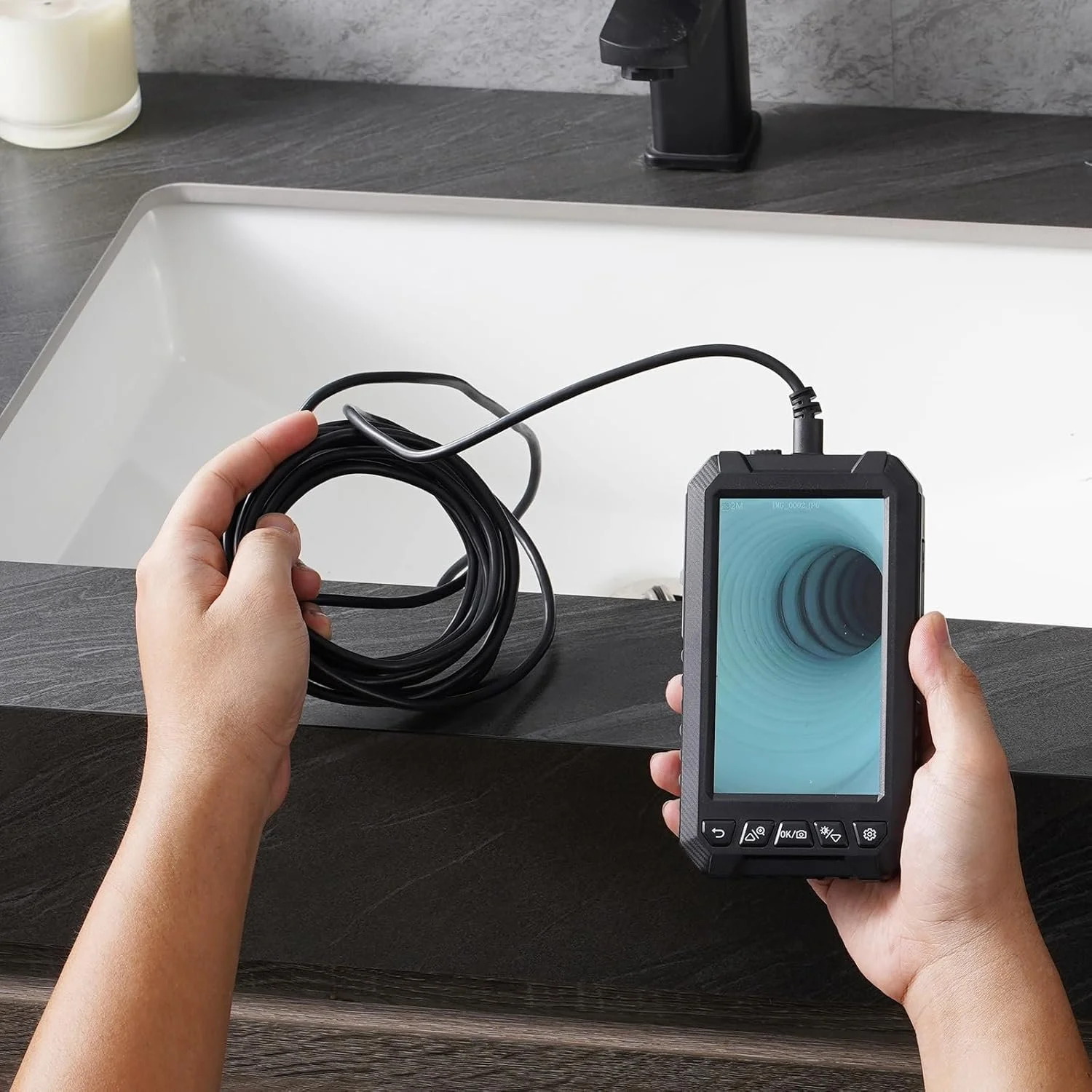 Эндоскоп VEVOR 5003 / IPS / Full HD / IP67, фото №6