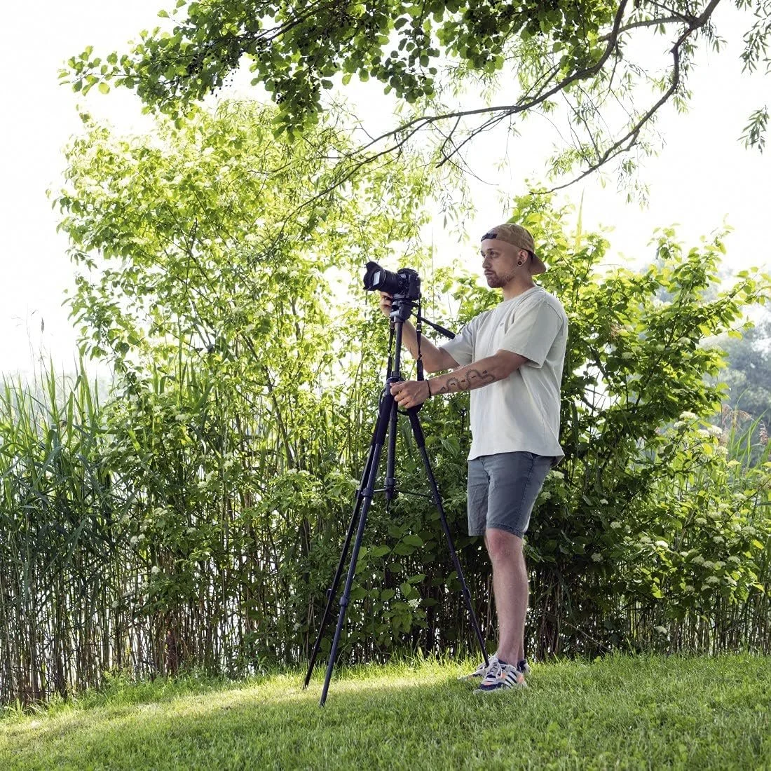 Штатив Hama Action 3D 170см Черный  (00004492), фото №8