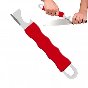 Точилка для секаторів та кухонних ножів багатофункціональна з відкривачкою та викруткою - Фото 1