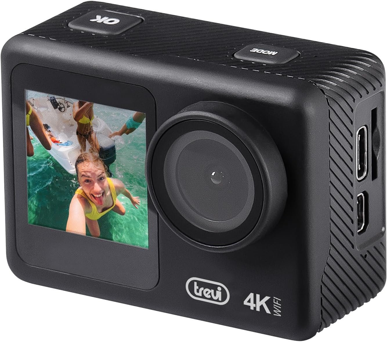 Екшн-камера Trevi GO 2550 4K / 50Мп / 4К / 120fps / Wi-Fi / Вологозахищена / Чорна, фото №4