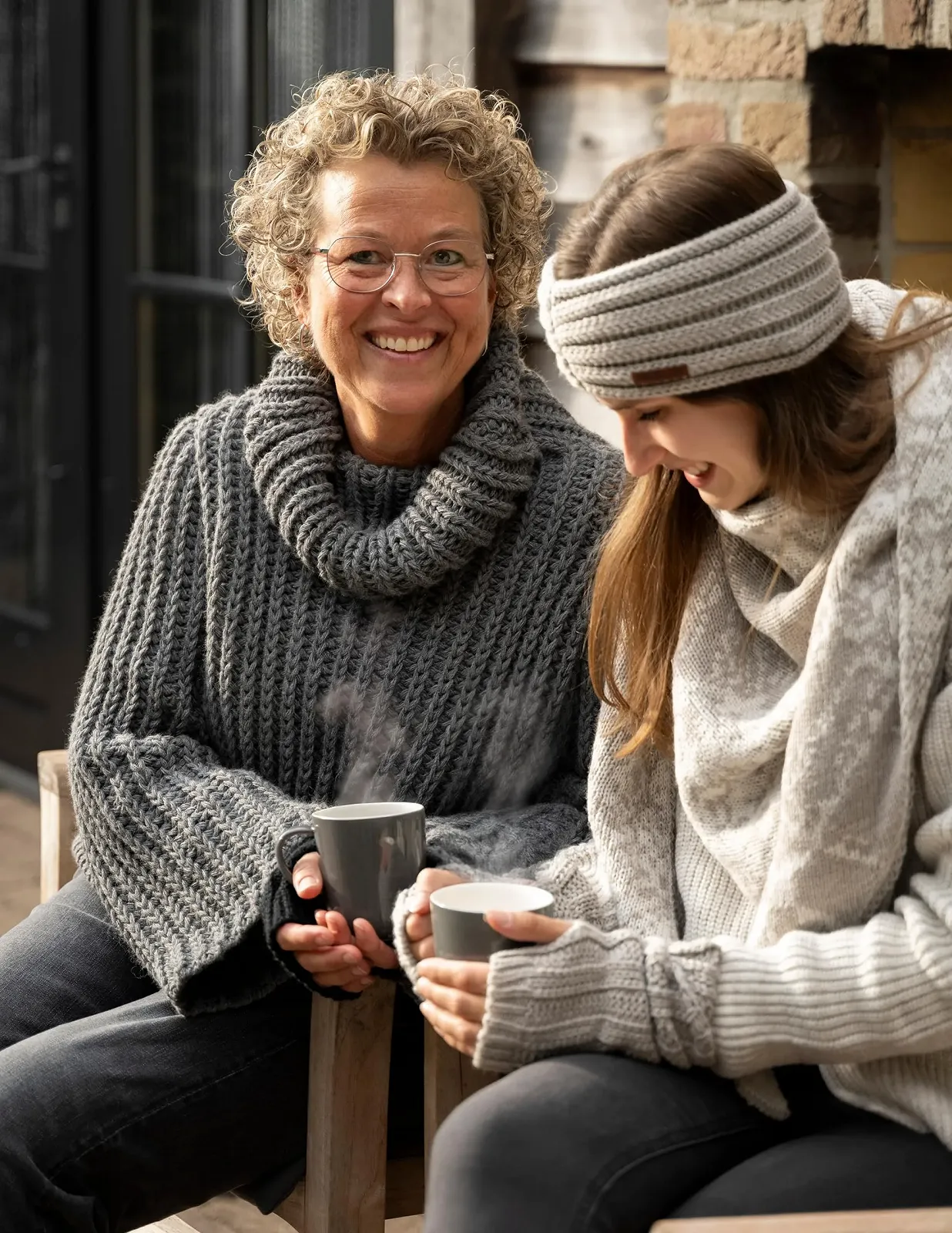 Пов'язка на голову Knit Factory Nica Iced Clay One Size, фото №5