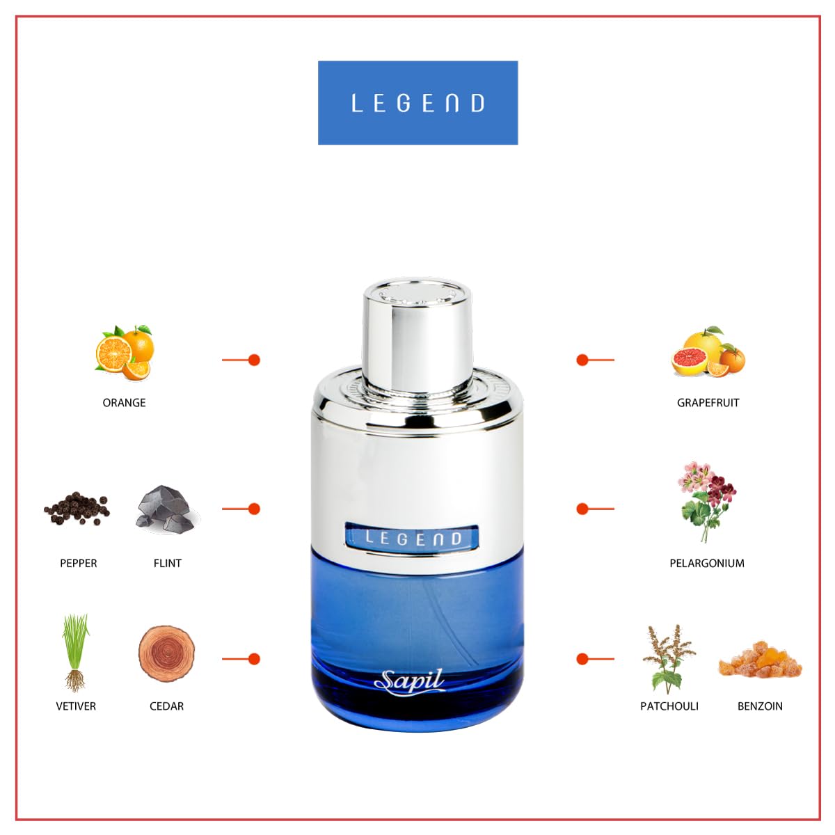 Eau de Parfum Sapil Legend 100 мл, фото №4