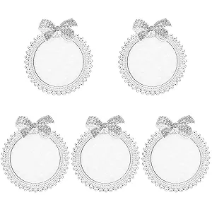 Пластина для смешивания цветов для маникюра со стразами Maniküre-Farbmischplatten Винтажный Rahmen Maniküre-Pigmentteller 5 шт. - Фото 1