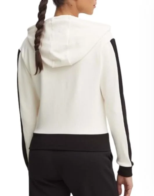 Жіноча толстовка Guess Ela Hoodie білий місяць S, фото №3