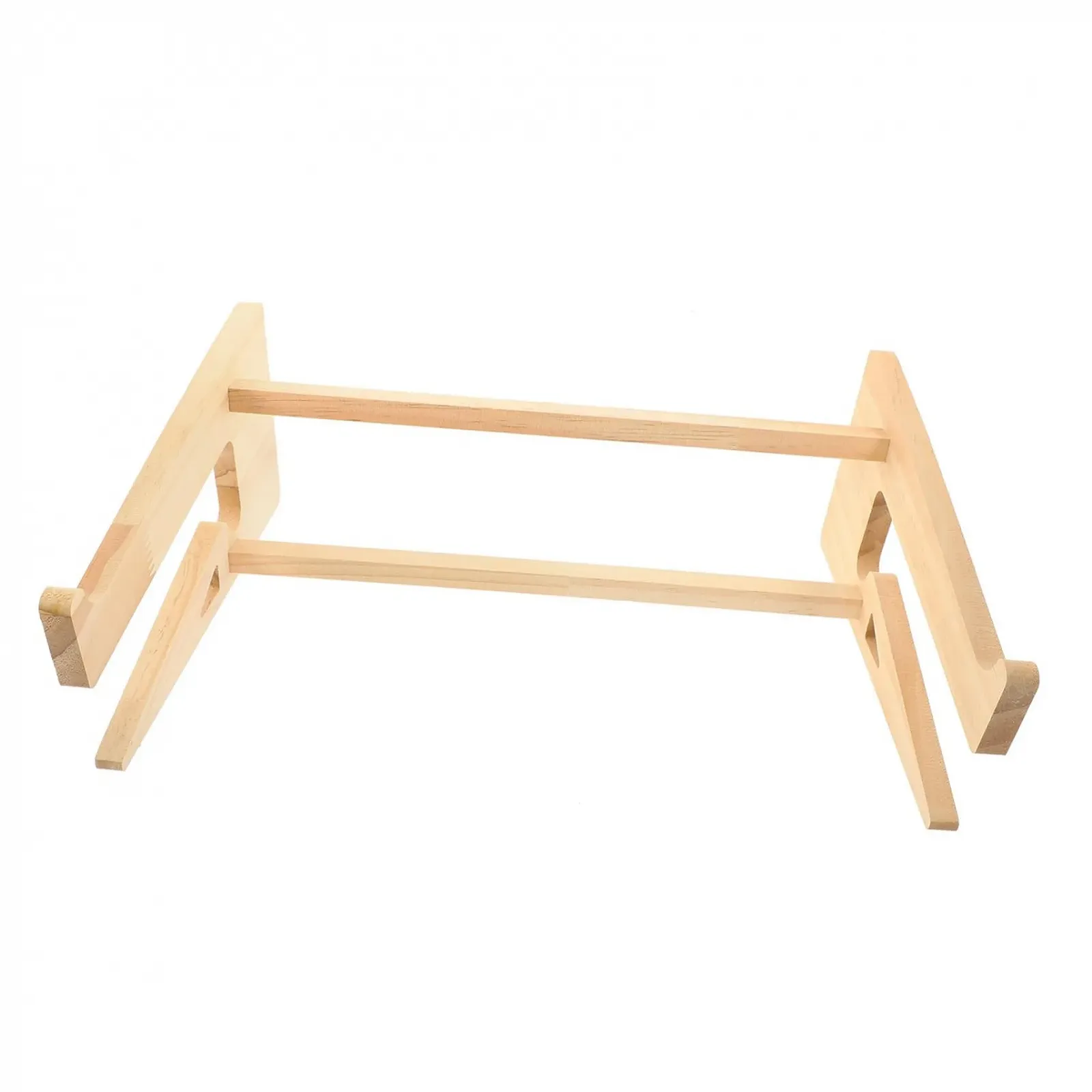 Підставка для ноутбука Дерев'яна Підвищення для ноутбуків 14,8-17,6 дюймів Cиліконове посилення Стабільна Вентильована для офісу дому та ігор, фото №1