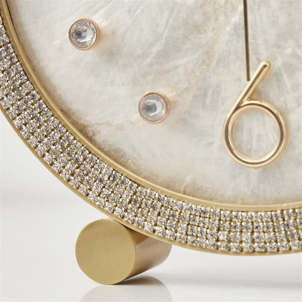 Настольные часы Aioneer с латунной чашей, тихие, для дома, гостиной, спальни, офиса, декоративные, фото №4