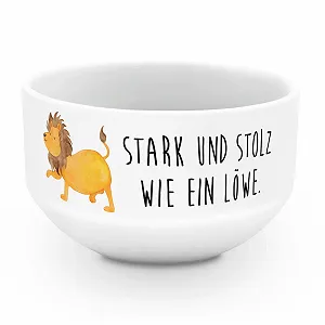 Миска для хлопьев Mr. & Mrs. Panda Знак зодиака Лев, подарочная миска, миска для десертов - Фото 1