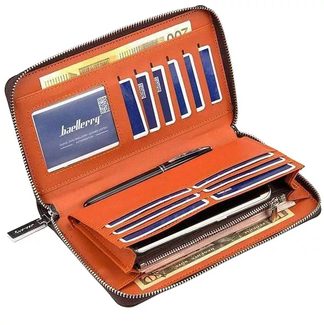 Портмоне Baellerry SW009 эко-кожа Оранжевое, фото №3