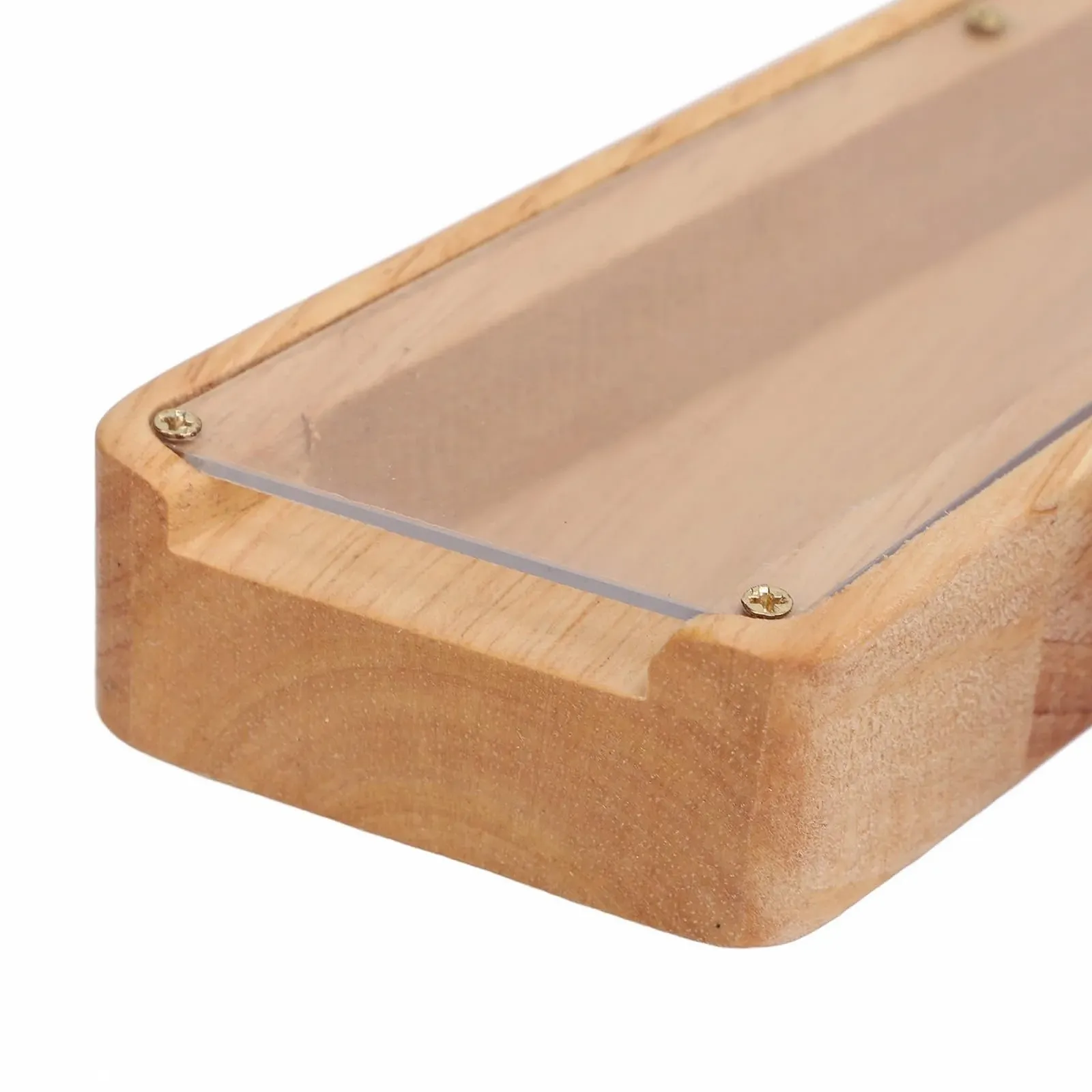 Скарбничка Kikumi Wooden Letter V Shaped Дерев'яний алфавіт Велика Прозора панель, фото №7