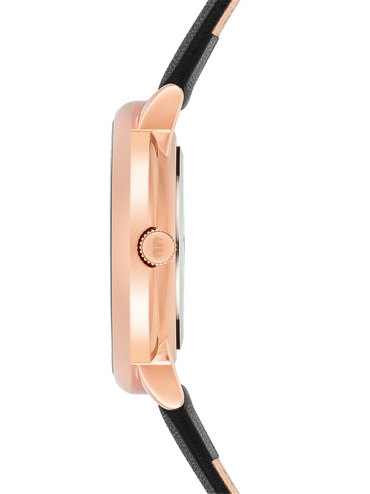 Жіночий годинник Rhodenwald & Söhne, аналоговий, кварцовий, Japan, 10010335, чорний шкіряний ремінець, прикрашений кристалами, золотий, фото №5 Жіночий годинник Rhodenwald & Söhne, аналоговий, кварцовий, Japan, 10010335, чорний шкіряний ремінець, прикрашений кристалами, золотий, фото №5