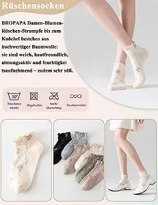 Жіночі шкарпетки з рюшами, 6 пар synthetic.ua - Фото 1