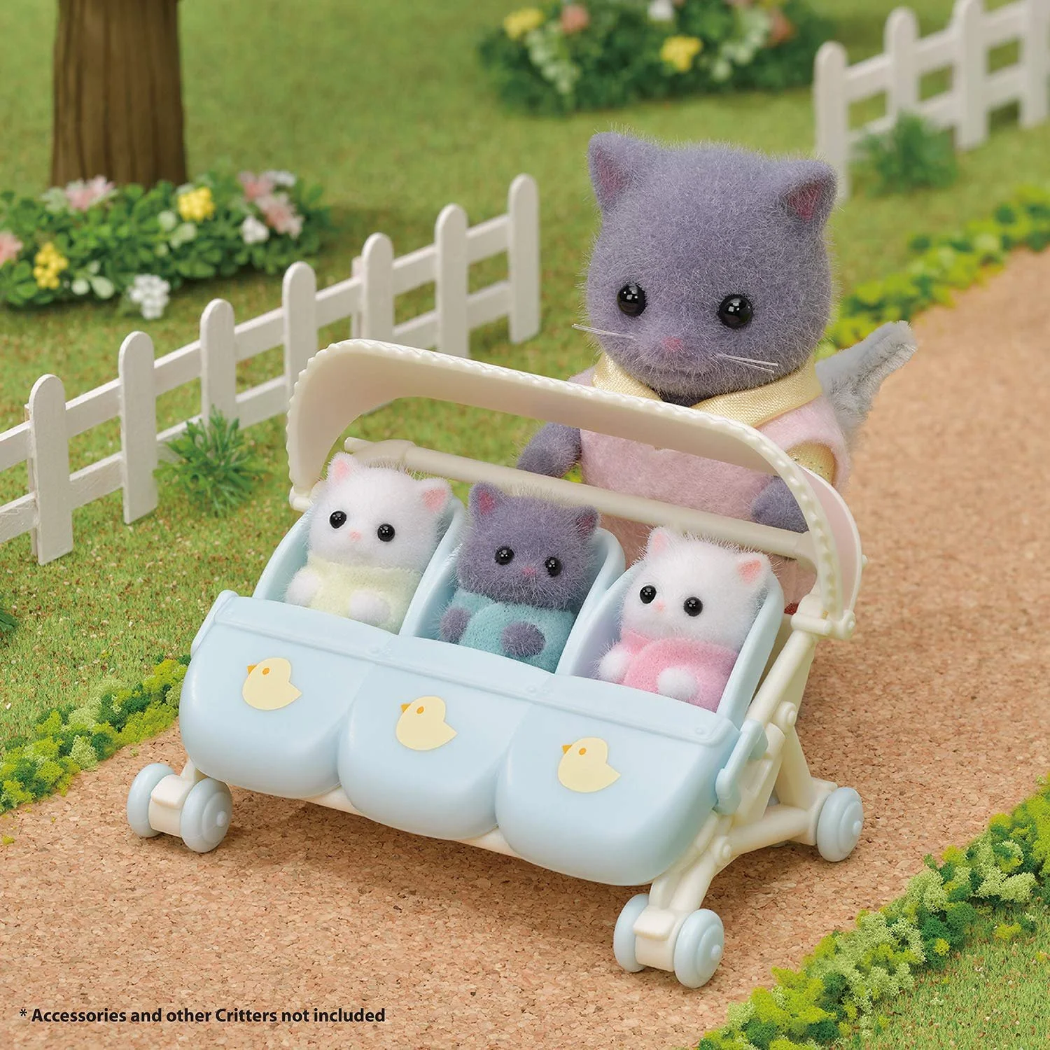 М'які іграшки Sylvanian Families L5458 Persian Cats Treble для лялькового будиночка, фото №5