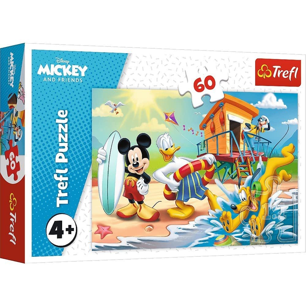 Пазл Trefl Disney Mickey Mouse and Friends Interesting Day for Mickey and Friends 60 елементів, фото №1