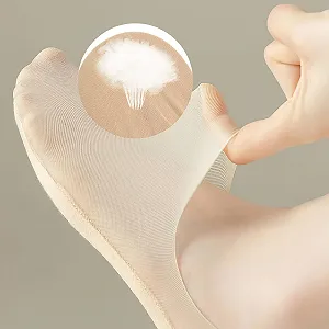 Шкарпетки Invisible Ice Silk, 5 пар, Кольорові synthetic.ua - Фото 1