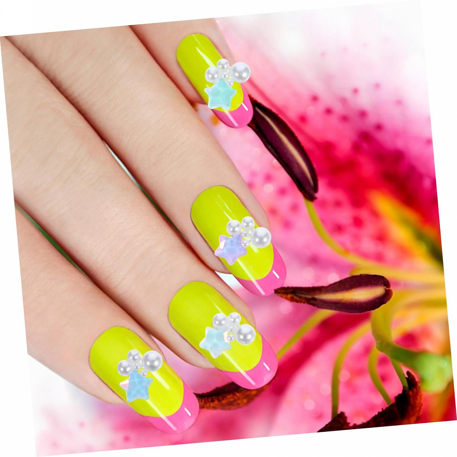 Підвіски для нігтів minkissy 30 шт, маленькі намистини, фото №9