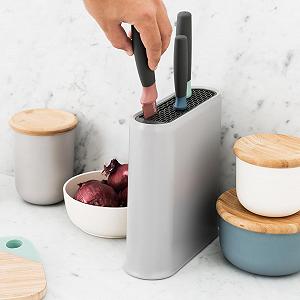 Универсальный набор Berghoff Tacoma 3950173 + 5 ножей, нержавеющая сталь, рукоятка Soft Touch, серый synthetic.ua - Фото 1