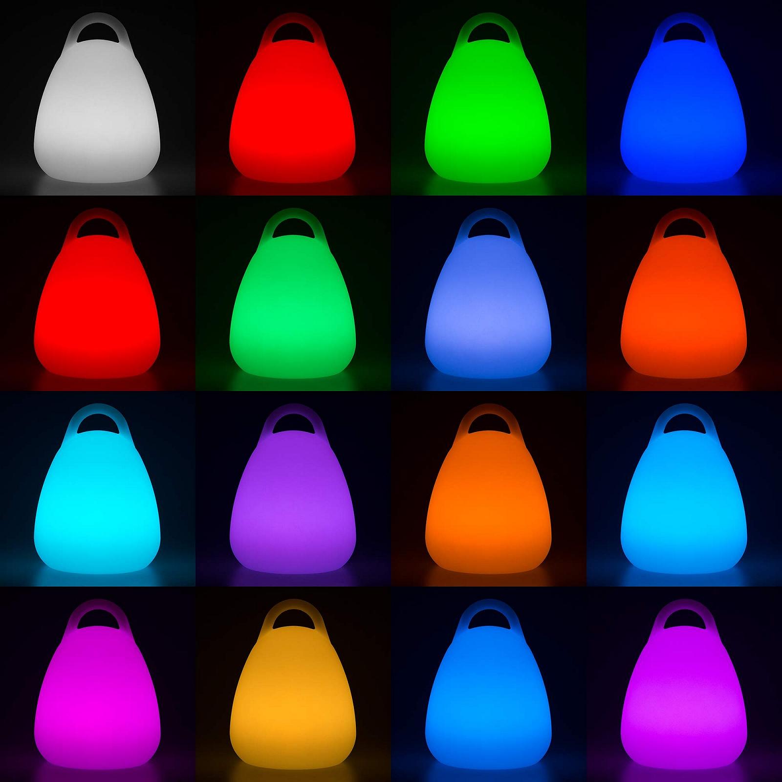 LED настільна лампа Handle акумуляторна з пультом ДУ та зміною кольорів 25 x 17 см, фото №2