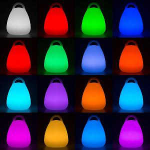 LED настільна лампа Handle акумуляторна з пультом ДУ та зміною кольорів 25 x 17 см synthetic.ua - Фото 1