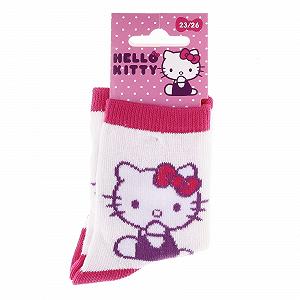 Шкарпетки HELLO KITTY HELLO KITTY POSE DE COTE Білий 23-26 synthetic.ua - Фото 1