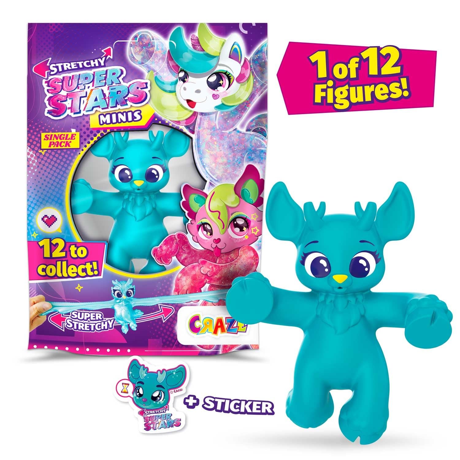 Фигурки Action Эластичные STRETCHY SUPERSTARS Minis для детей, фото №3