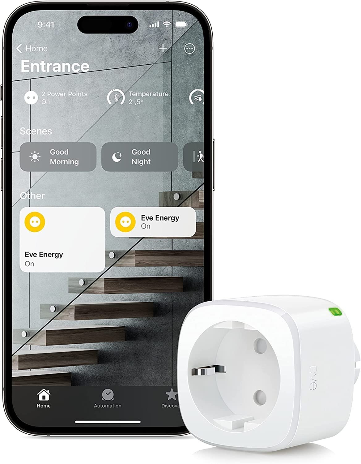 Контролер, таймер поливу Eve Aqua Matter Bluetooth Smart Socket App Voice Control, фото №5 Контролер, таймер поливу Eve Aqua Matter Bluetooth Smart Socket App Voice Control, фото №5