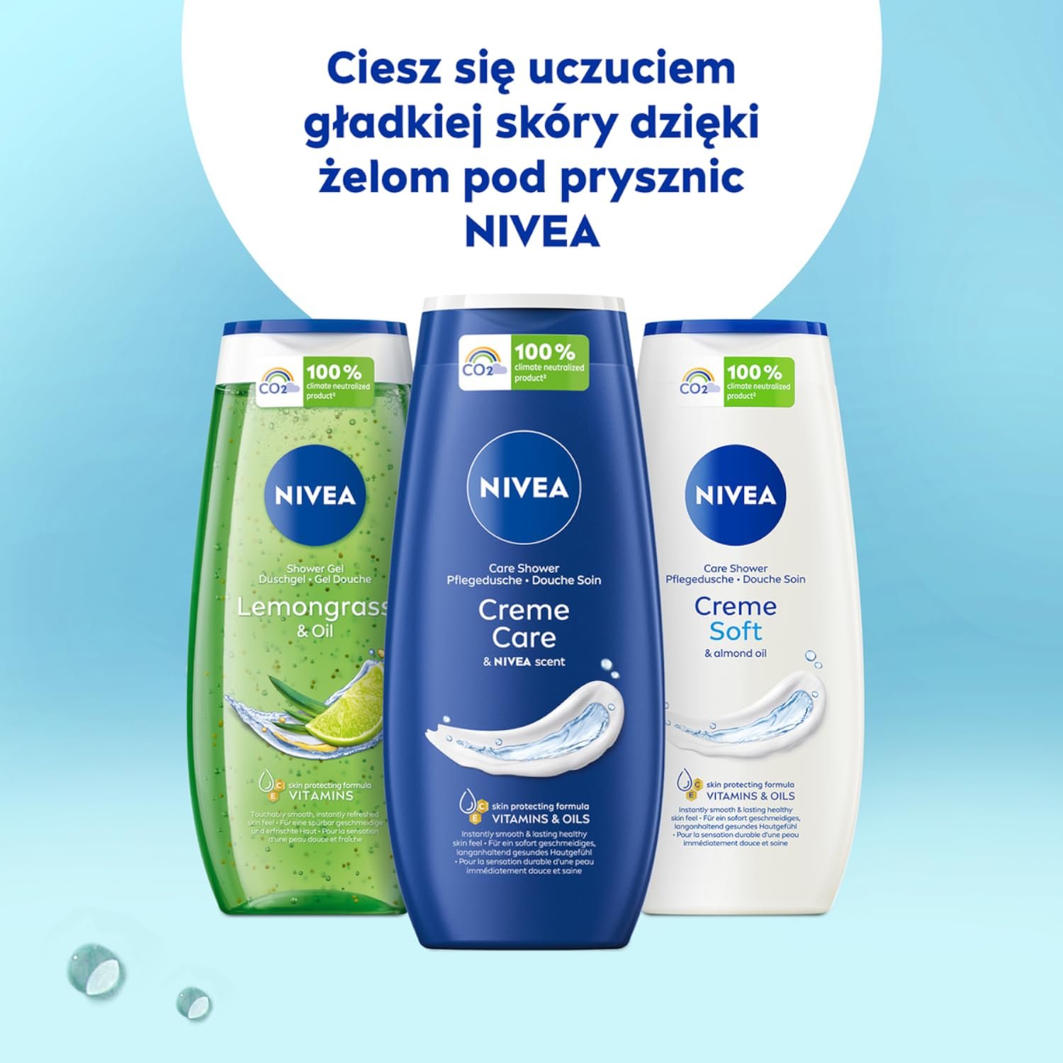 Гель для душа NIVEA Creme Care 250 мл, фото №6